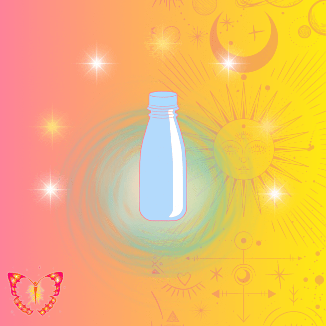 Energiza tu botella de cristal